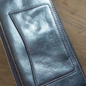 HOBO Leather Zip Around Wallet